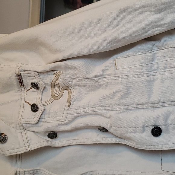 Hydraulic White Jean Jacket - Picture 2 of 4